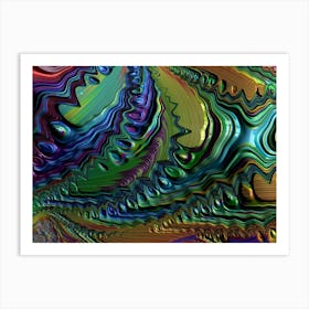 Fractal Art Background Image Art Print