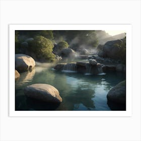 Hot Springs Art Print