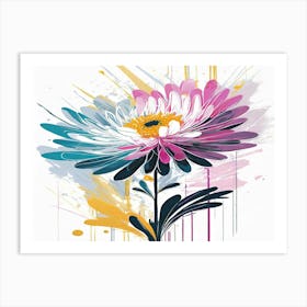 Gerbera Flower Art Print