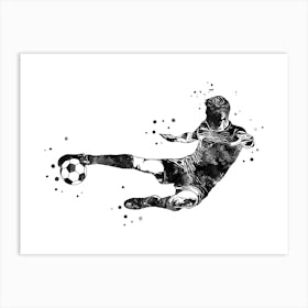 Male Soccer Player Goalkeeper 1 Art Print