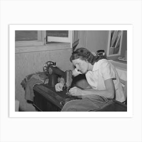 In The Sewing Class Which Is A Wpa (Work Projects Administration) Project At The Fsa (Farm Security Administration) Art Print