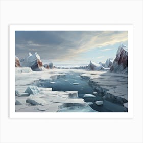 Arctic Landscape Art Print