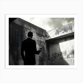 Man In A Suit 6 Art Print