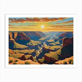 Grand Canyon 48x36in 14400x10800px 66 Art Print