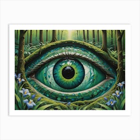 Eye Of The Forest Art Print