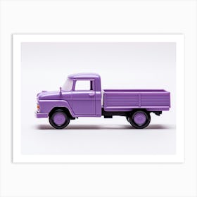 Toy Car Purple Truck Art Print
