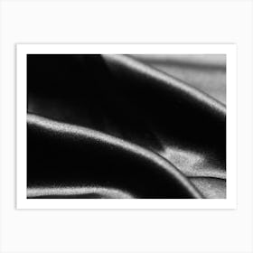 Black Satin Art Print