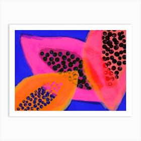 Yummy Papaya Art Print