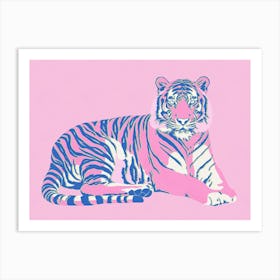 Pink Tiger 1 Art Print