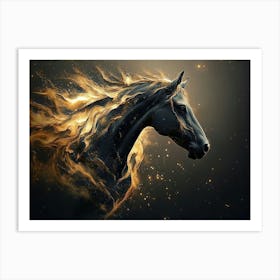 Fire Horse Art Print