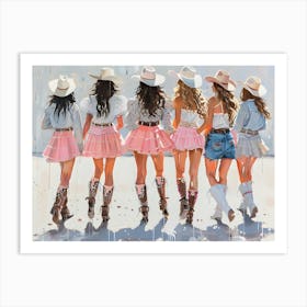 Cowgirls Art Print