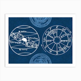 Astronomy Wall Art - Alchemy constellations poster Art Print