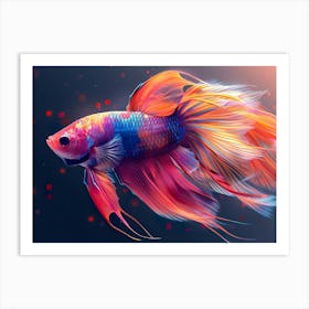 Siamese Catfish 9 Art Print