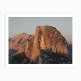 Yosemite Dusk Scenery Art Print