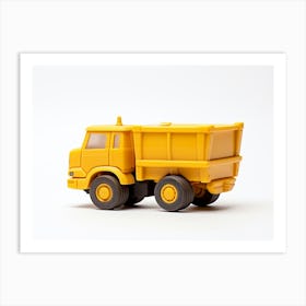 Toy Car Yellow Dump Truck 2 Art Print