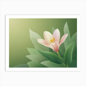 Pink Lily Art Print