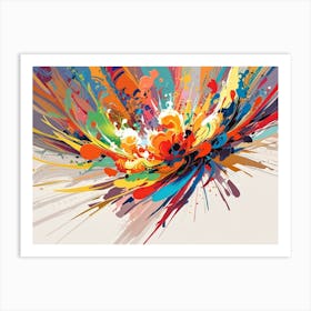 Abstract Painting 753 Art Print