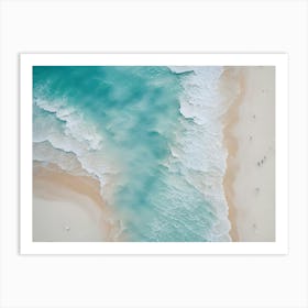 Into the Water Beach Print Art Print