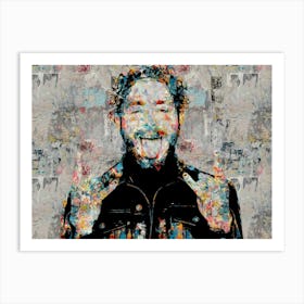 Post Malone Portrait Art Print