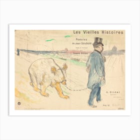 Les Vielles Histoires (Cover Frontispiece), (1893), Henri de Toulouse-Lautrec Art Print