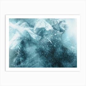 Frozen Flower Art Print