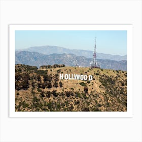 The Hollywood Sign Art Print