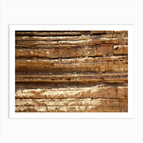 Pattern Of Rocks Of Desert Art Print