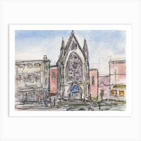 Bright City Church Centrepiece 29th Aug 2024 Art Print