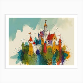 Disney Castle Art Print