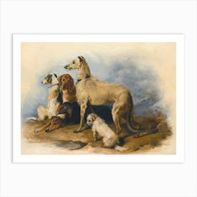 Highland Dogs, Sir Edwin Henry Landseer Art Print