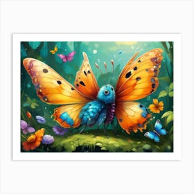 Aetherwing Butterfly #2 Art Print