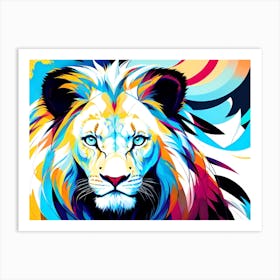 Lion Painting 115 Art Print