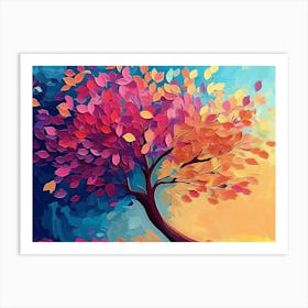 Autumn Tree 4 Art Print