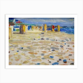 Wassily Kandinsky Beach Huts Art Print