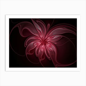 Abstract Flower 2 Art Print