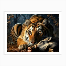 Wild Animal Creative Portrait 192 Art Print