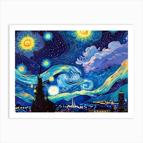 Starry Night 107 Art Print