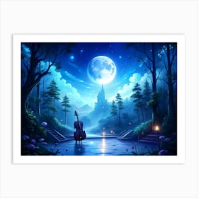 Moonlight Symphony (2) 1 Art Print