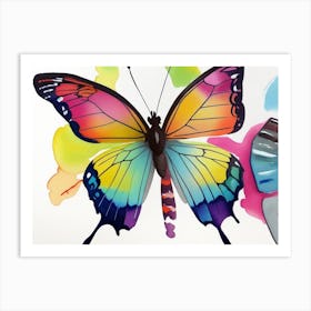 Colorful Butterflies Art Print