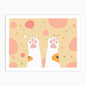 Cat Paw (3) Art Print