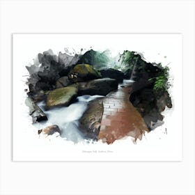 Sidonggou Gully, Guizhou, China Art Print