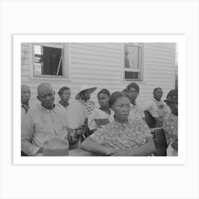 Untitled Photo, Possibly Related To Wives Of Fsa (Farm Security Administration) Clients Listening To Art Print