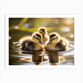 Ducklings 1 Art Print