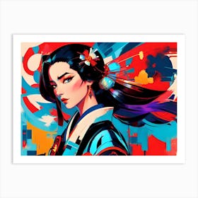 Geisha 126 Art Print