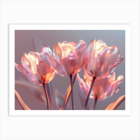 Tulips artwork 003 Art Print