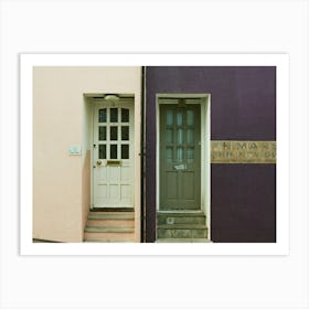 Brighton & Hove Doors Art Print