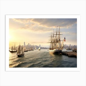 New York Harbor 2 Art Print