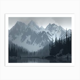 Mountain Landscape 34 Art Print