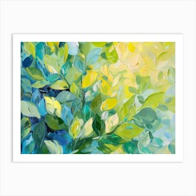 Green Leaves 4 Art Print