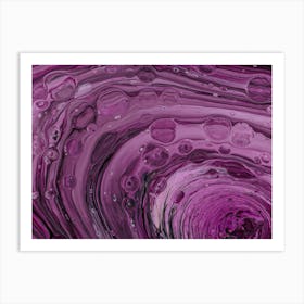 Purple Swirl Art Print